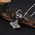 Collier Tête de Loup Viking (Acier)